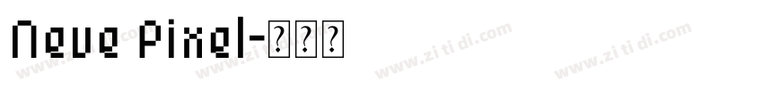 Neue Pixel字体转换